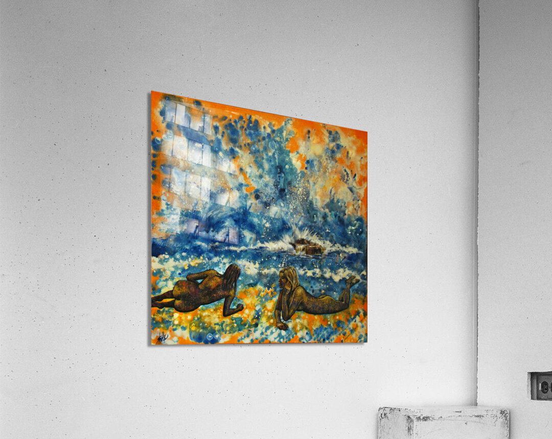 Pumpkin Beach Acrylic Print