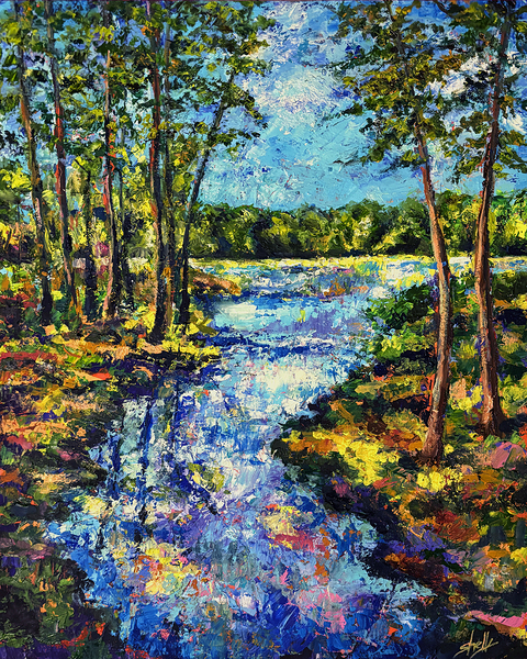 Near Hard Labor Creek Print