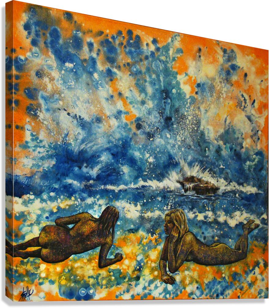 Pumpkin Beach Canvas Print