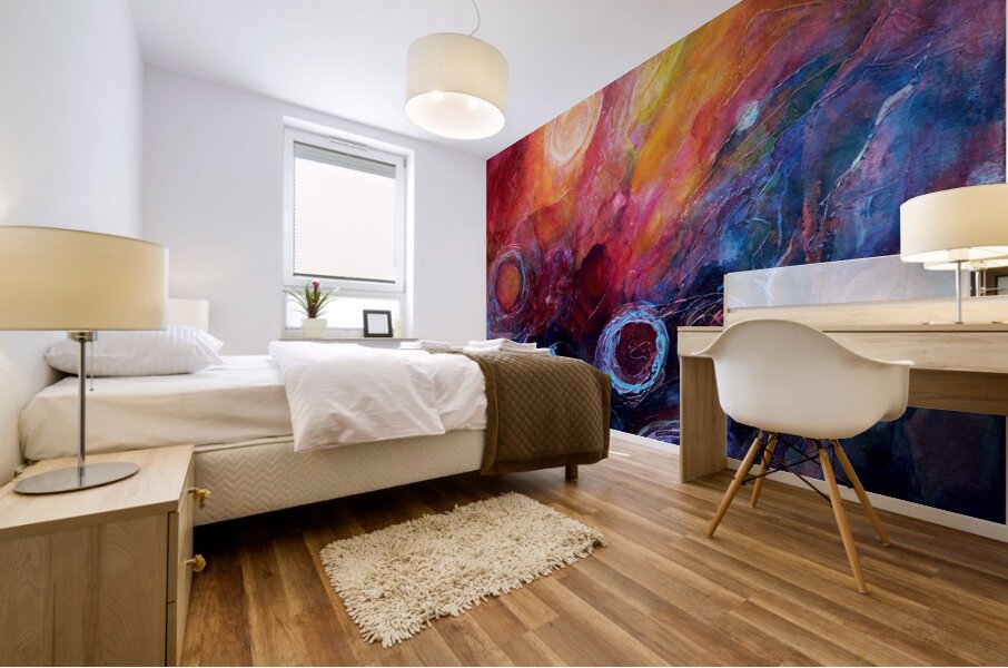 Segment of the Lagoon Mural print