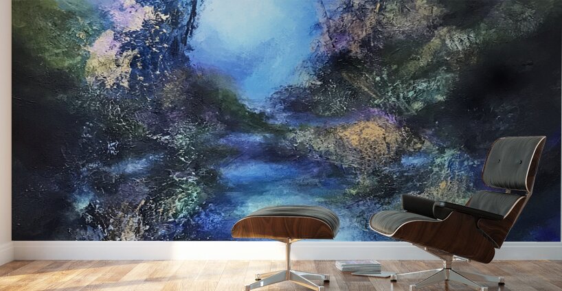 Blue With You Wall Murals