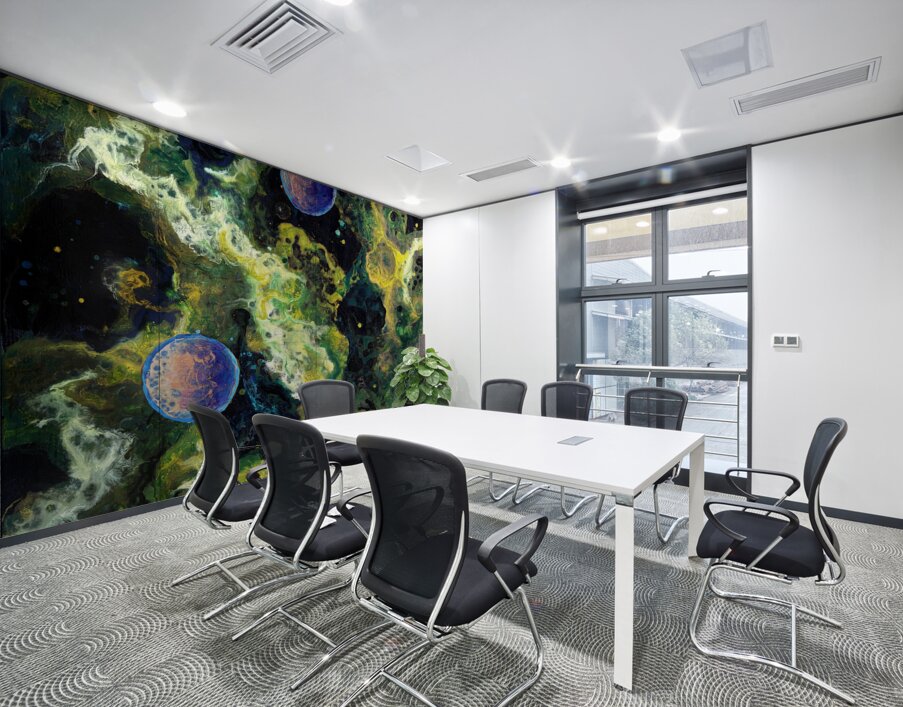 Dark Matter Clouds Wall Printing