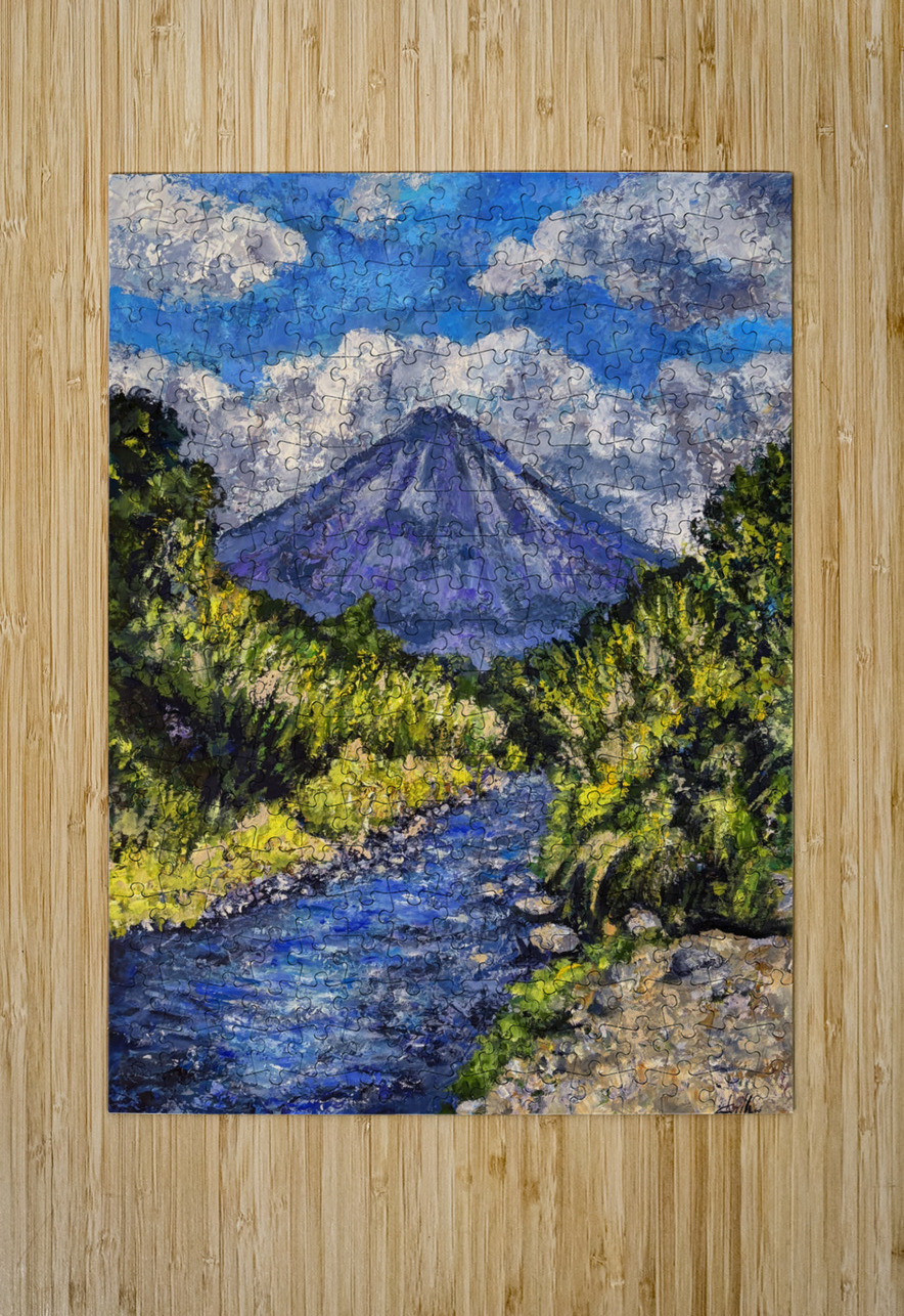 Arenal From The Road Shelly Leit Puzzle printing